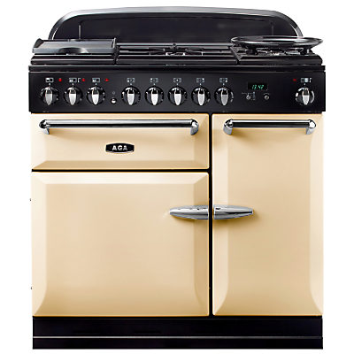 AGA Masterchef XL 90 Dual Fuel Range Cooker Cream